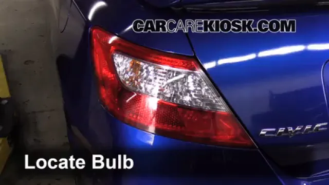 2007 Honda Civic Si 2.0L 4 Cyl. Coupe (2 Door) Luces Luz trasera (reemplazar foco)